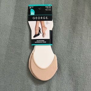 Socks with hidden back lining